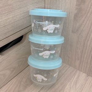 Sanrio Cinamoroll Small Plastic Lunch Containers